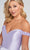Ellie Wilde EW122050 - Off Shoulder V-Neck Prom Gown Prom Dresses