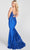 Ellie Wilde EW122094 - Stretch Novelty Tricot Embroidered Lace Prom Gown Prom Dresses