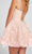 Ellie Wilde EW122201 - Floral Applique Cocktail Dress Special Occasion Dress