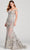 Ellie Wilde EW22027 - Off-Shoulder Sweetheart Neck Mother of the Bride Gown Mother of the Bride Dresses 00 / Gray/Multi