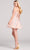 Ellie Wilde EW22041S - Plunging V-Neck Embellished Cocktail Dress Cocktail Dresses