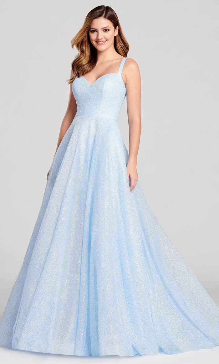 Ellie Wilde EW22042 - Sweetheart A-Line Prom Gown Prom Dresses 00 / Ice Blue