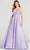 Ellie Wilde EW22045 - Embroidered A-Line Prom Dress Prom Dresses 00 / Lavender