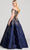 Ellie Wilde EW22052 - Brocade Shimmer Off Shoulder Gown Prom Dresses