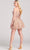 Ellie Wilde EW22062S - Long Sleeve Illusion Homecoming Dress Homecoming Dresses