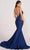 Ellie Wilde EW34002 - Stripe Illusion Mermaid Prom Dress Prom Dresses