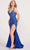 Ellie Wilde EW34005 - Butterfly Back Mermaid Prom Dress Special Occasion Dress 00 / Royal Blue