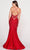 Ellie Wilde EW34005 - Butterfly Back Mermaid Prom Dress Special Occasion Dress 00 / Ruby
