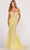 Ellie Wilde EW34007 - Off Shoulder Sequin Prom Dress Prom Dresses 00 / Yellow