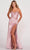 Ellie Wilde EW34008 - Embroidered Sweetheart Sheath Prom Gown Prom Dresses 00 / Dusty Rose