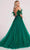Ellie Wilde EW34013 - Feathered Off Shoulder A-line Gown Prom Dresses