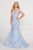 Ellie Wilde EW34016 - V-Neck Sequin Mermaid Prom Gown Special Occasion Dress