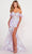 Ellie Wilde EW34034 - Feather trim Sweetheart Evening Dress Evening Dresses 00 / Lilac