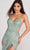 Ellie Wilde EW34046 - Exposed Back Glittered Slit Gown Evening Dresses