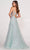 Ellie Wilde EW34048 - Embroidered V-Neck Prom Gown Prom Dresses
