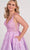 Ellie Wilde EW34050 - Applique Satin A-Line Prom Dress Prom Dresses