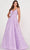 Ellie Wilde EW34051 - Embroidered Lace A-Line Prom Dress Prom Dresses 00 / Lavender