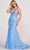 Ellie Wilde EW34067 - Embroidered Trumpet Prom Dress Prom Dresses 00 / Bluebell