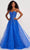 Ellie Wilde EW34073 - Laced Sweetheart Evening Dress Evening Dresses 00 / Royal Blue