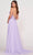 Ellie Wilde EW34078 - Sleeveless High A Slit A-Line Prom Dress Prom Dresses