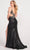 Ellie Wilde EW34088 - Sleeveless Butterfly back Evening Dress Evening Dresses 00 / Black