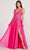 Ellie Wilde EW34089 - V-Back Embroidered Prom Gown Prom Dresses 00 / Magenta