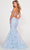 Ellie Wilde EW34092 - Laced V-Neck Evening Dress Evening Dresses
