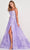 Ellie Wilde EW34109 - Glitter Tulle A-line Dress Prom Dresses 00 / Lavender