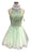 Embellished Halter A-line Homecoming Dress Dress