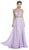 Embellished Halter Neck A-line Prom Dress Dress XXS / Lilac