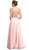 Embellished Plunging V-neck A-line Prom Dress Prom Dresses