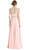 Embellished Ruched Illusion Jewel Prom Dress Dress