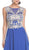 Embellished Sheer Bateau A-line Prom Dress Prom Dresses