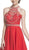 Embellished Sheer Halter A-line Homecoming Dress Dress