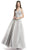 Embellished Sweetheart Neckline Evening Gown Ball Gowns XXS / Silver