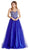 Embellished Sweetheart Quinceanera Ballgown Dress XXS / Royal
