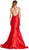 Embellished V-neck Mermaid Evening Dress Evening Dresses
