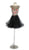 Embroidered Illusion Bateau Homecoming Dress Homecoming Dresses
