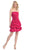 Eureka Fashion - 2261 Rosette Accented Strapless Bubble Dress Special Occasion Dress
