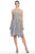 Eureka Fashion - 2622 Sweetheart Chiffon High Low A-line Dress Homecoming Dresses XS / Silver