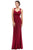 Eureka Fashion - 3440 Ruched Sweetheart Sleeveless Evening Gown Evening Dresses XS / Burgundy