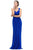 Eureka Fashion - 3440 Ruched Sweetheart Sleeveless Evening Gown Evening Dresses XS / Royal