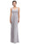 Eureka Fashion - 3440 Ruched Sweetheart Sleeveless Evening Gown Evening Dresses XS / Silver