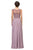 Eureka Fashion - 3711 Sleeveless Lace Scoop Chiffon A-line Dress Bridesmaid Dresses XS / Mocha