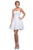 Eureka Fashion - 6622 Strapless A-Line Cocktail Dress Homecoming Dresses XS / Off White