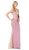Eureka Fashion - 7006 Lace Embellished Off-Shoulder Mermaid Gown Special Occasion Dress XS / Dusty Rose/Gold