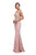 Eureka Fashion - 7012 Appliqued Bodice Off Shoulder Long Gown Special Occasion Dress
