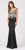 Eureka Fashion - 7012 Appliqued Bodice Off Shoulder Long Gown Special Occasion Dress XS / Black/Gold