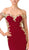 Eureka Fashion - 7016 Lace Embellished Off-Shoulder Dress Special Occasion Dress