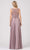 Eureka Fashion - 7025 Embroidered Lace Chiffon A-line Dress Special Occasion Dress